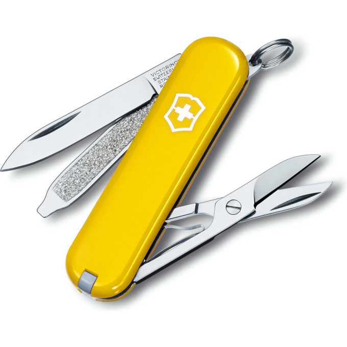 Нож-брелок VICTORINOX Classic SD 0.6223.8, жёлтый